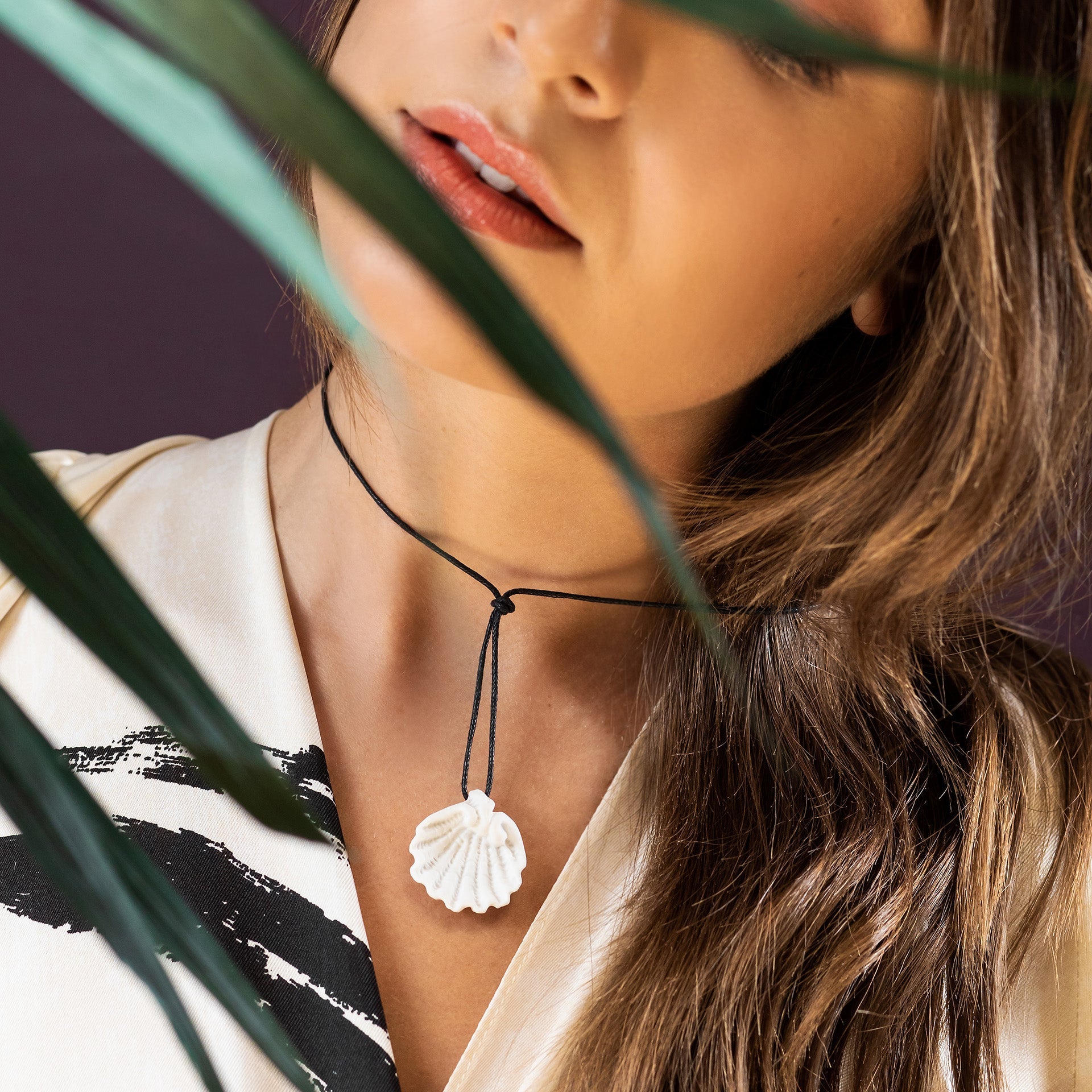 Porzellananhänger Muschel Weiß, H 3 cm | Meissen Porzellananhänger 777701 - 71019 - Meissen Weimar