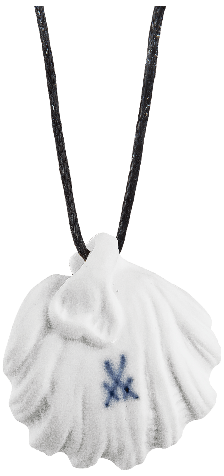 Porzellananhänger Muschel Weiß, H 3 cm | Meissen Porzellananhänger 777701 - 71019 - Meissen Weimar