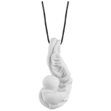 Porzellananhänger Roccaille Weiß, H 3,7 cm | Meissen Porzellananhänger