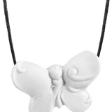 Porzellananhänger Schmetterling, Weiß, H 2,7 cm | Meissen Porzellananhänger