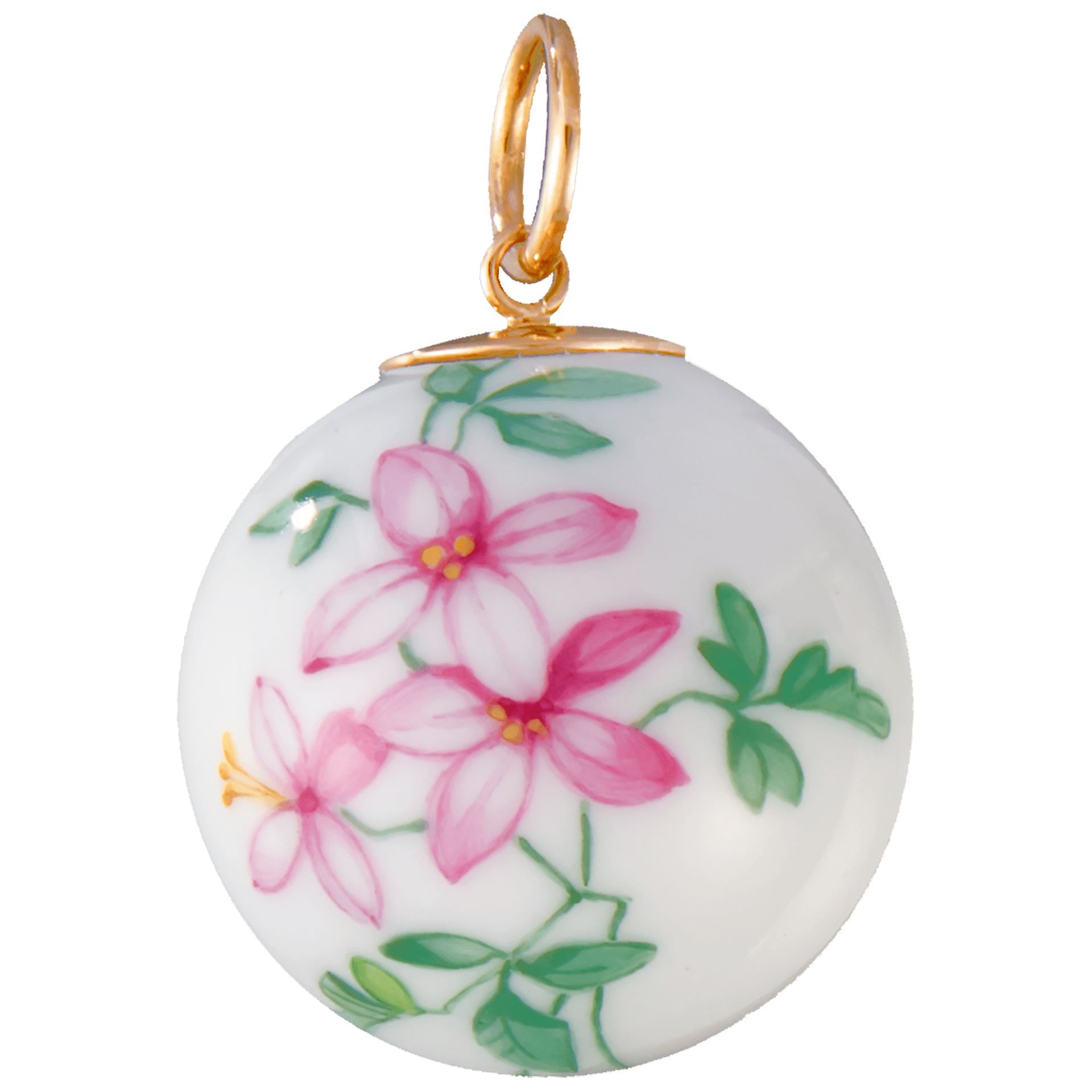 Porzellananhänger, Waldrebe, Ø 2,1 cm | Meissen Boule Collection 03a113 - 55m34 - Meissen Weimar