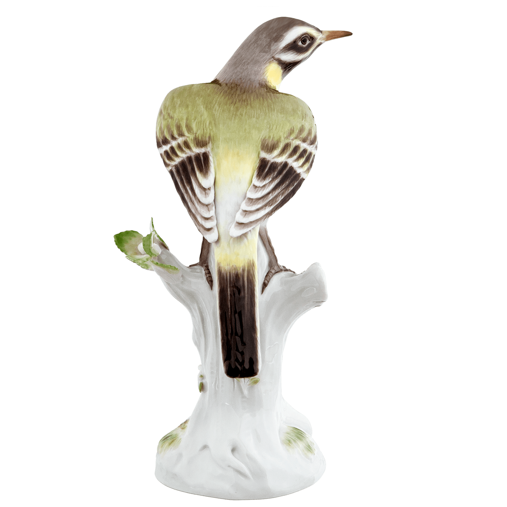 Porzellanfigur Bachstelze, Bunt staffiert, H 16 cm | Meissen Figuren - Edition Tierkinder 900100 - 77224 - Meissen Weimar