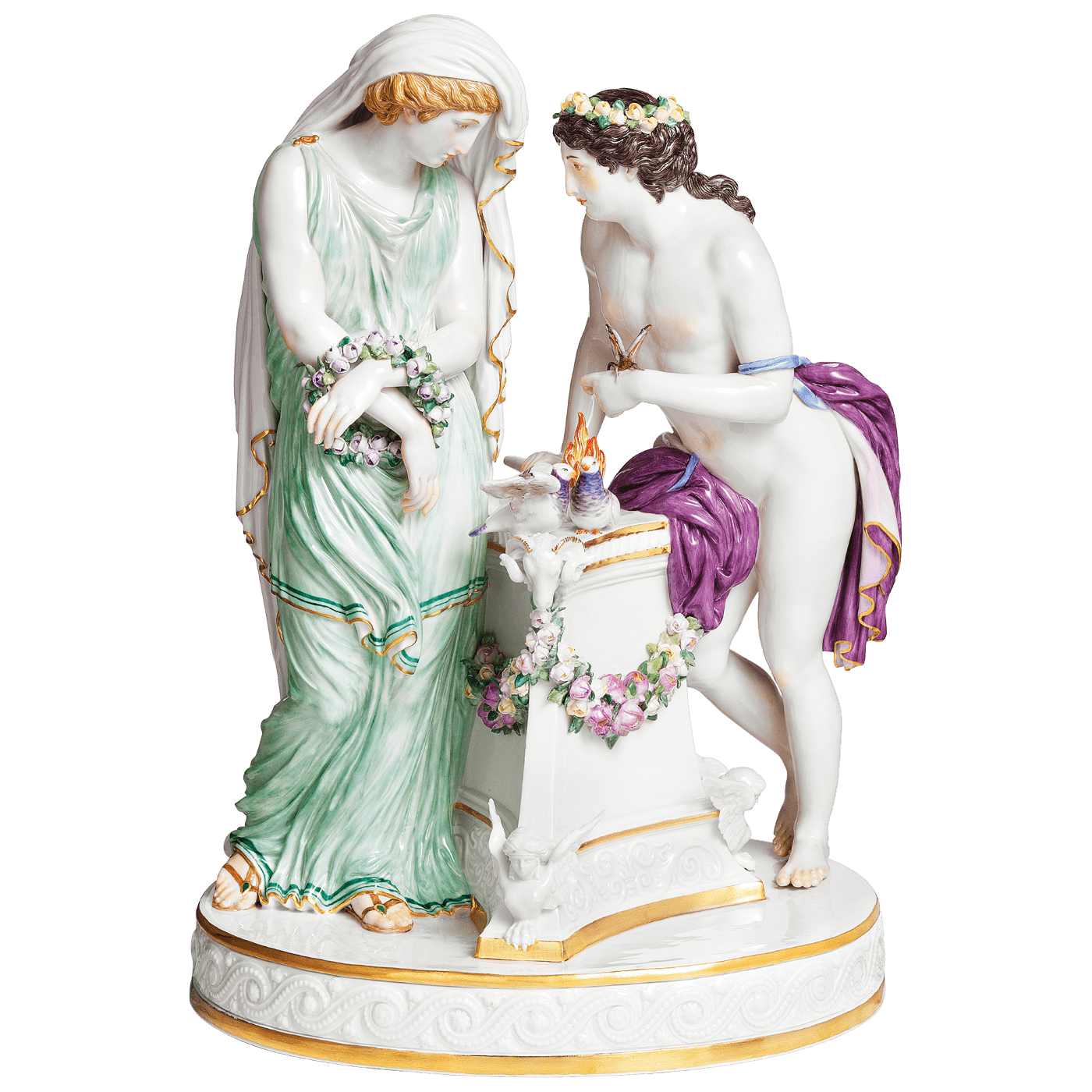 Porzellanfigur Exklusiv - Kollektion Geläuterte Liebe, H 36 cm | Meissen Exklusiv - Kollektion 900380 - 73540 - Meissen Weimar
