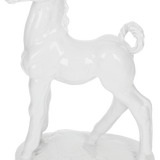 Porzellanfigur Fohlen Weiß H 19 cm | Meissen Figuren Individuell