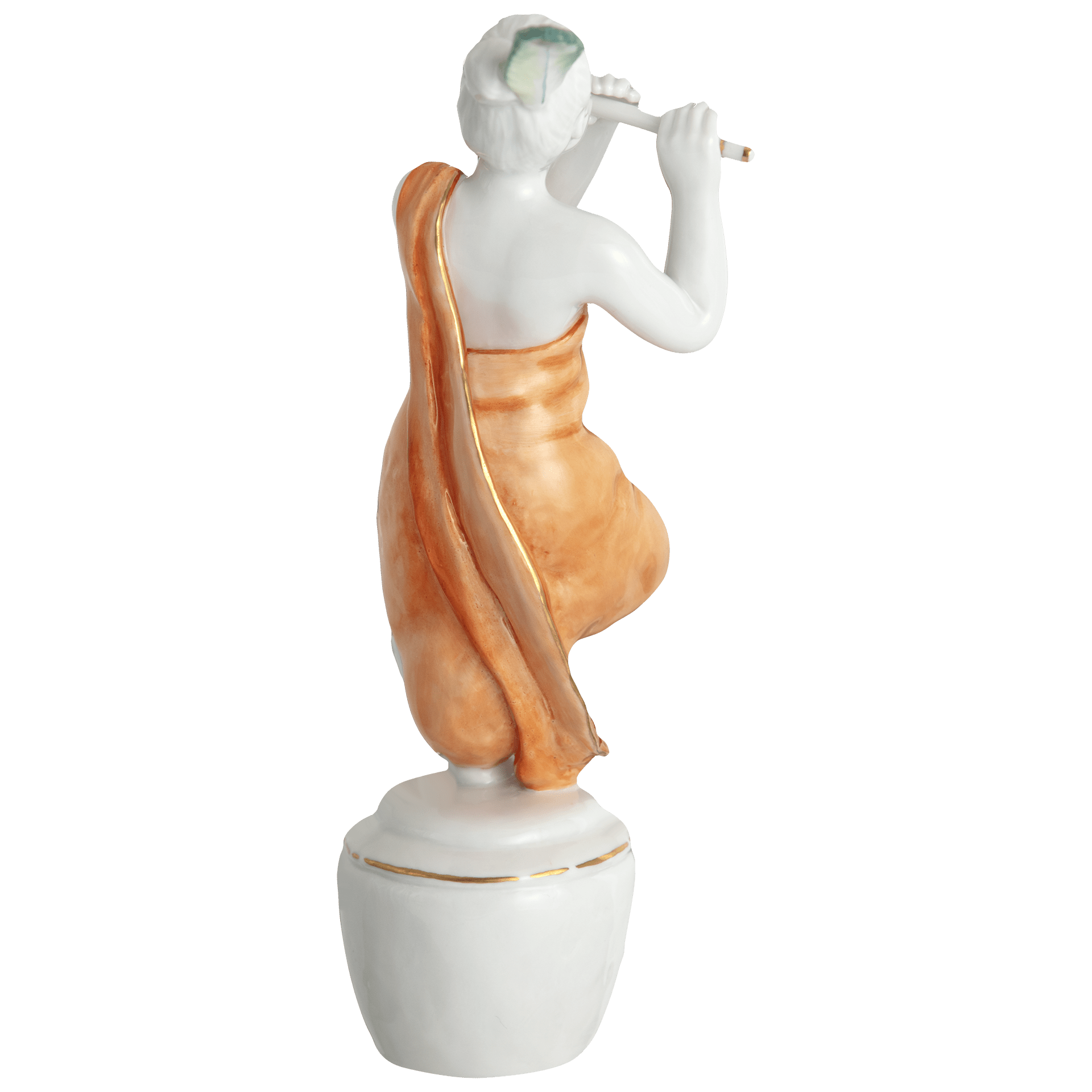 Porzellanfigur Krishna, bunt und gold staffiert, H 16,5 cm | Meissen Einzelplastik 900300 - 73954 - Meissen Weimar