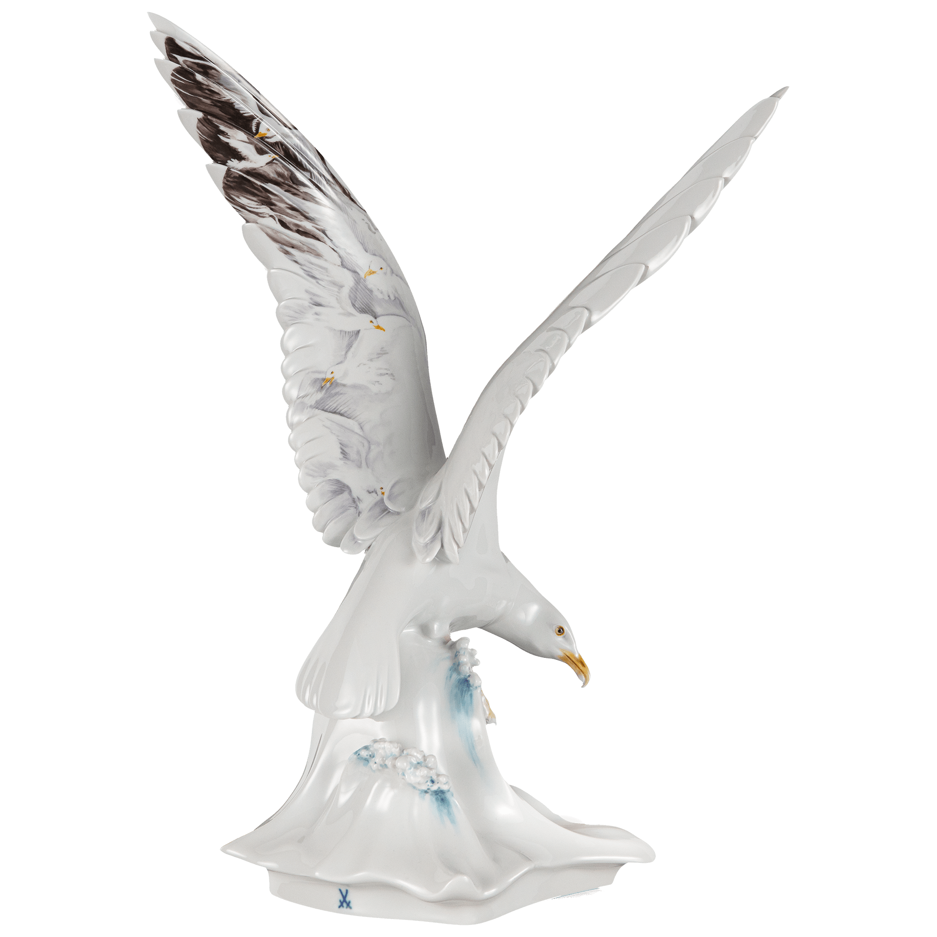 Porzellanfigur Möwe limitiert, H 40 cm | Meissen Limitierte Meisterwerke 900184 - 77247 - Meissen Weimar