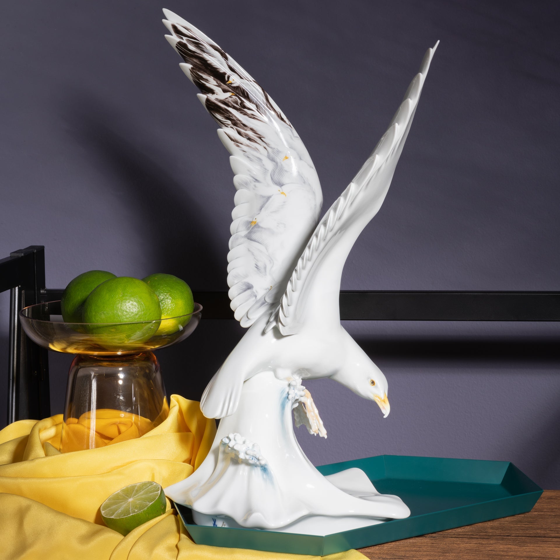 Porzellanfigur Möwe limitiert, H 40 cm | Meissen Limitierte Meisterwerke 900184 - 77247 - Meissen Weimar