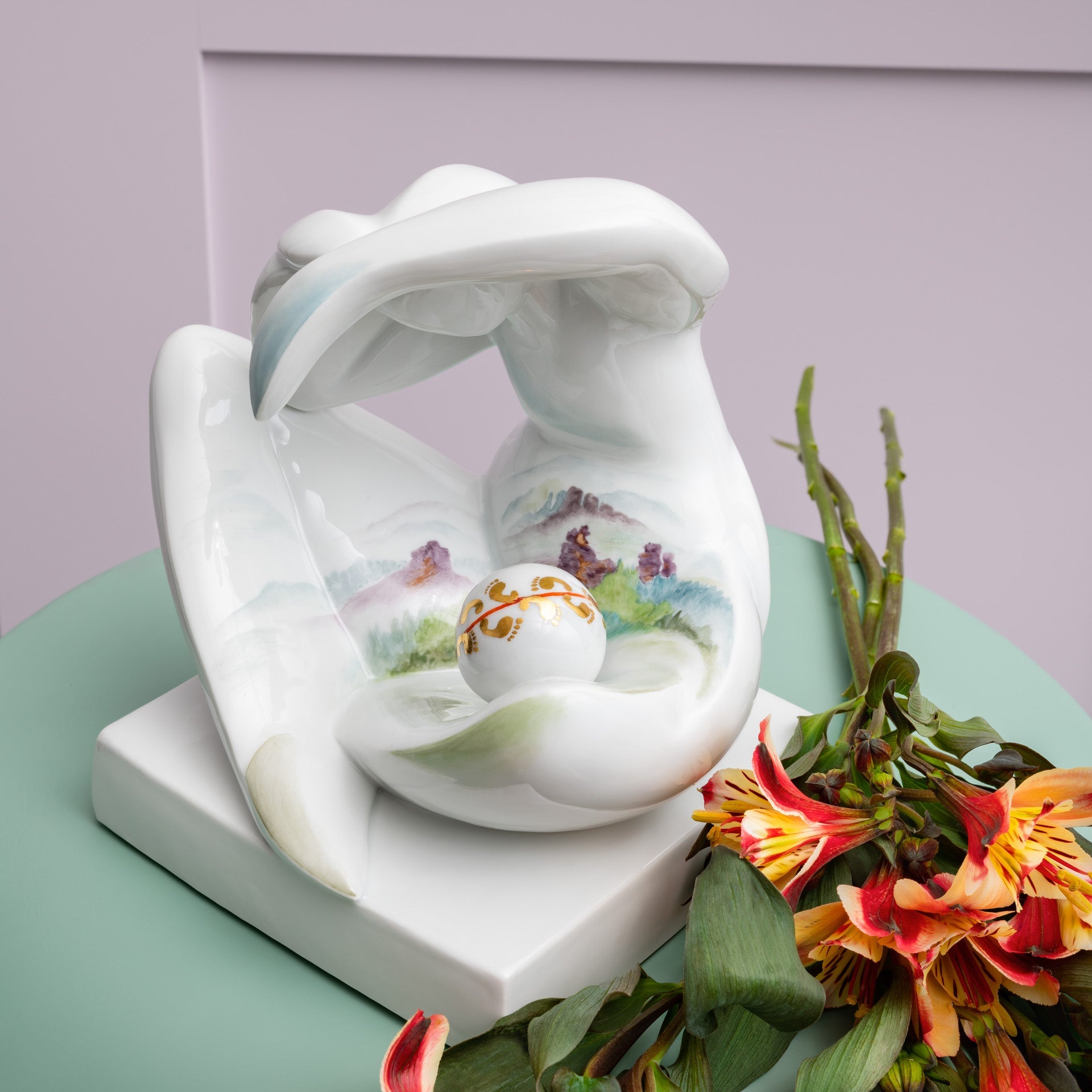 Porzellanfigur Mutter Erde, Limitierte Edition, H 18 cm | Meissen Figuren Individuell 900374 - 73940 - Meissen Weimar