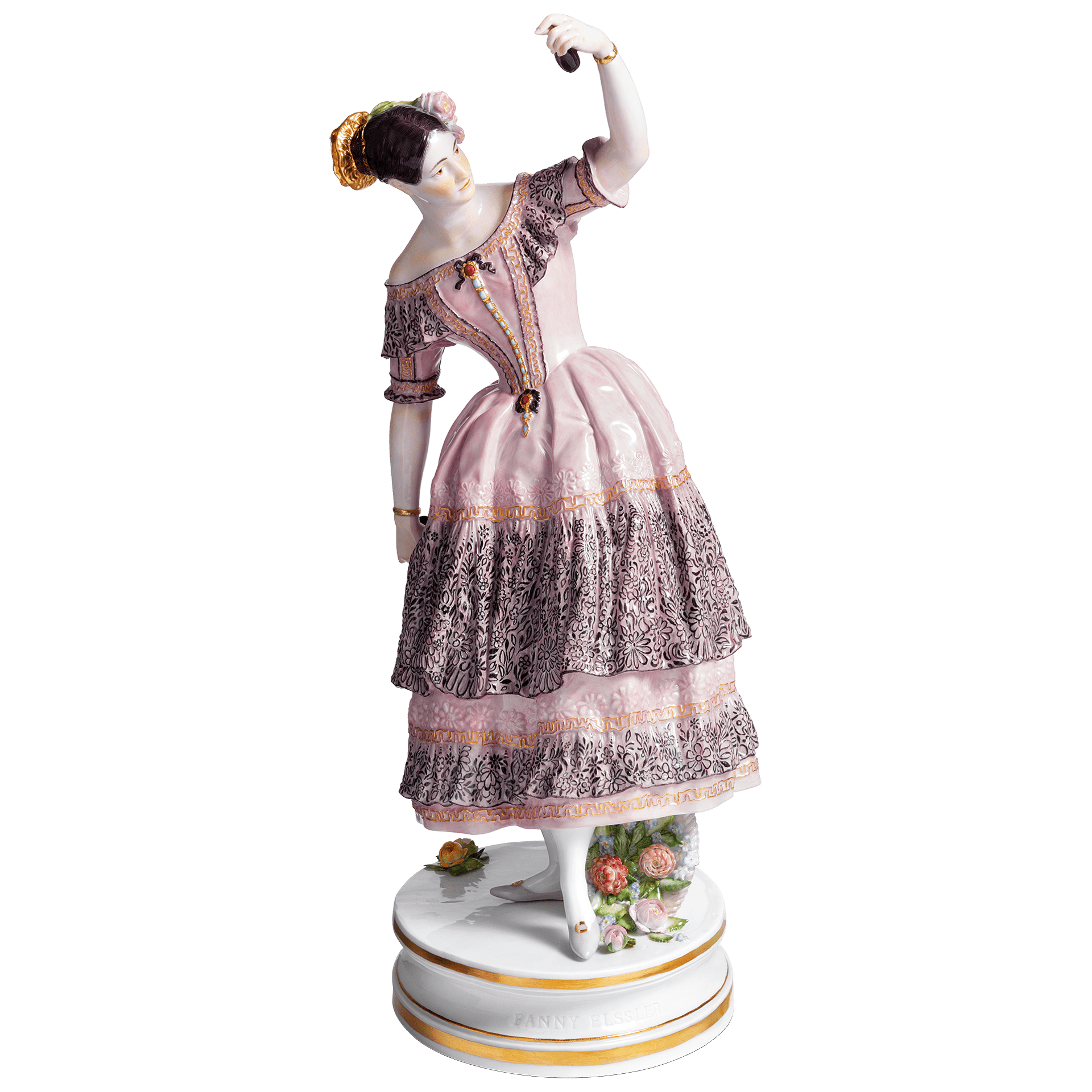 Porzellanfigur Tänzerin Fanni Elssler, H 34 cm | Meissen Exklusiv - Kollektion 900780 - 73378 - Meissen Weimar