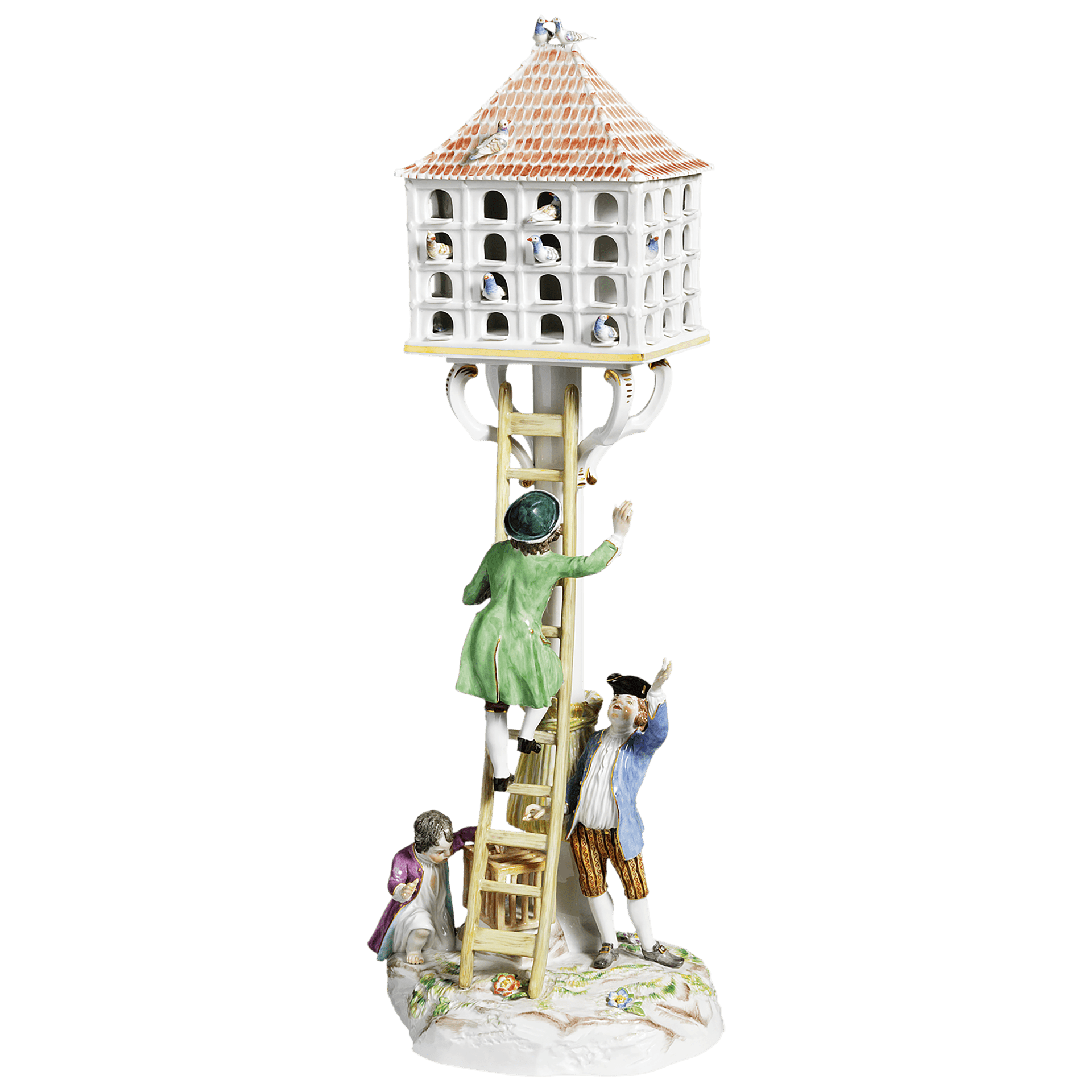 Porzellanfigur Taubenhaus, Höhe 45 cm | Meissen Exklusiv - Kollektion 900380 - 73152 - Meissen Weimar