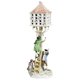 Porzellanfigur Taubenhaus, Höhe 45 cm | Meissen Exklusiv-Kollektion