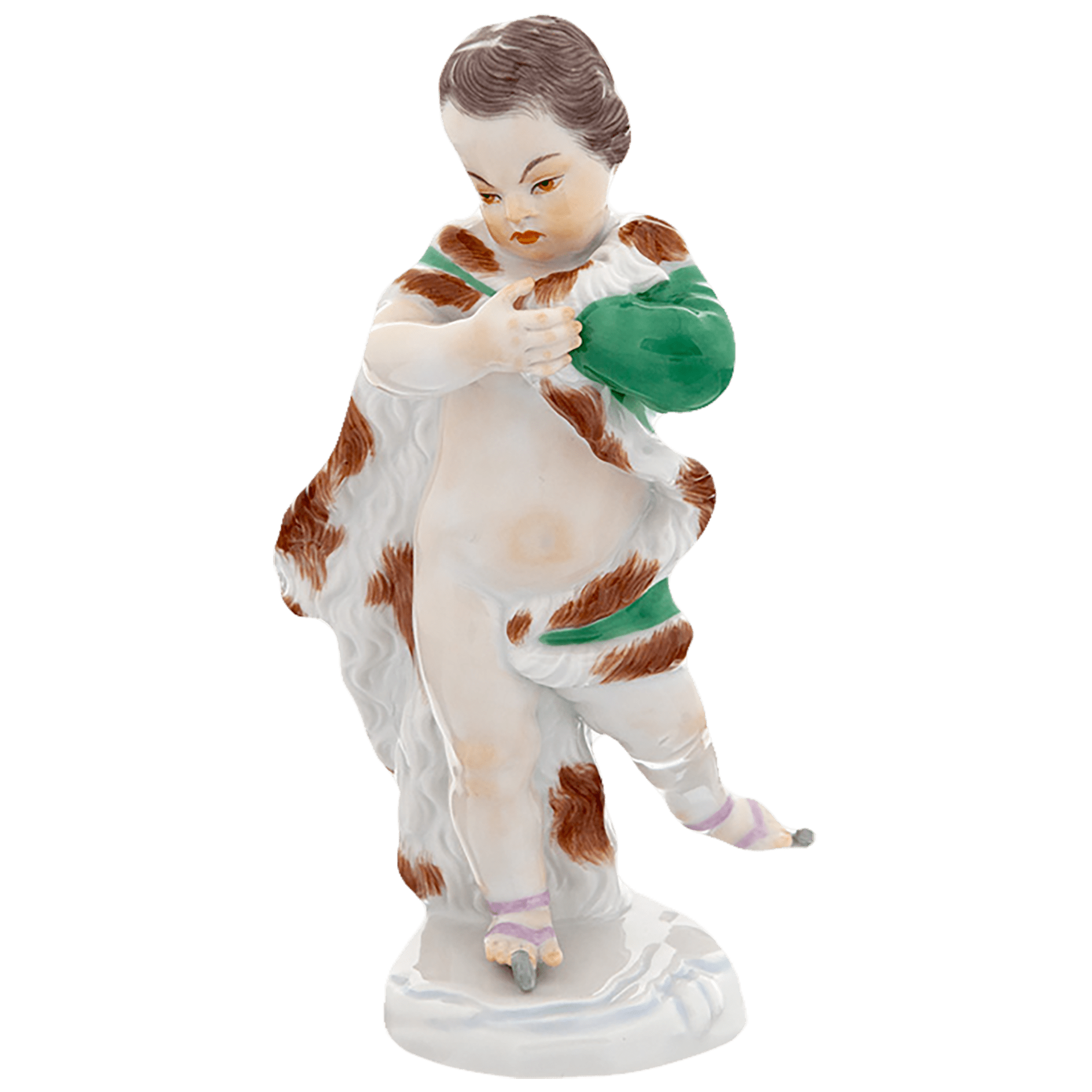 Porzellanfigur Winter, handbemalt, H 14 cm | Meissen Figuren - Edition Weihnachten 900100 - 61065 - Meissen Weimar