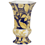 Porzellanvase Secret Garden, Dunkelblau-Gold, H 27,5 cm | Meissen Limitierte Meisterwerke
