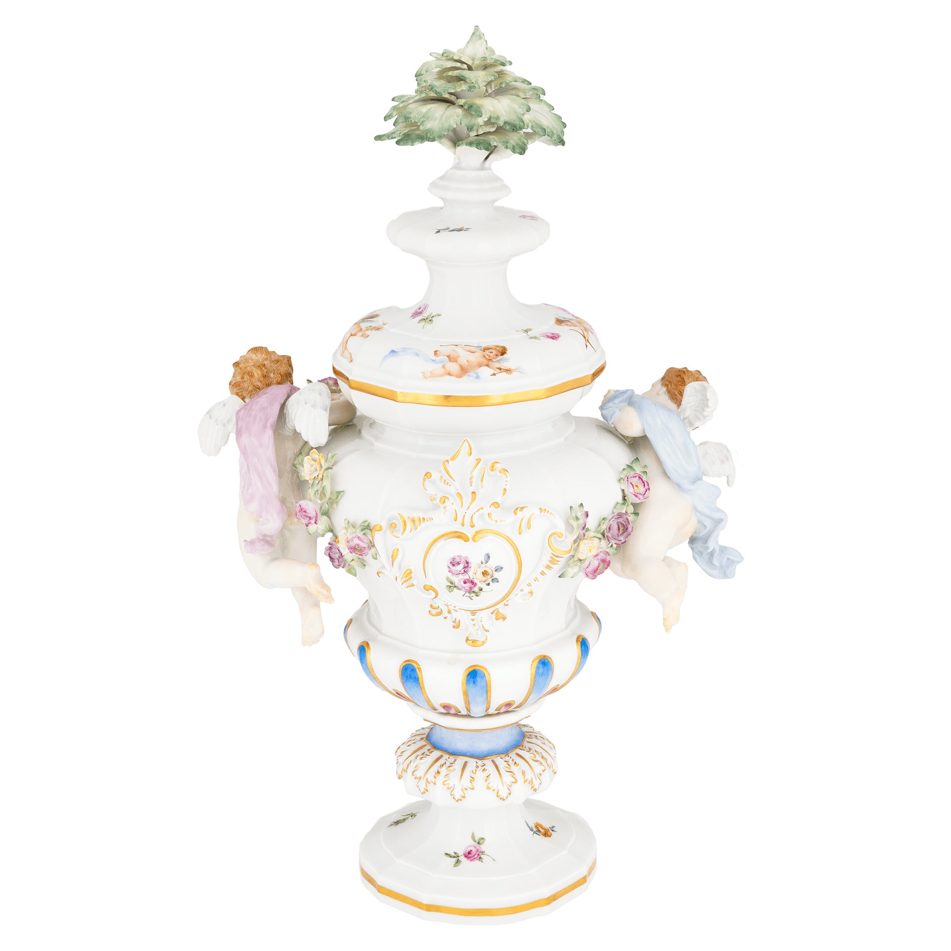 Puttenvase, Lim. 25, H 40 cm | Meissen Limitierte Meisterwerke 905384-81M21 - Meissen Weimar