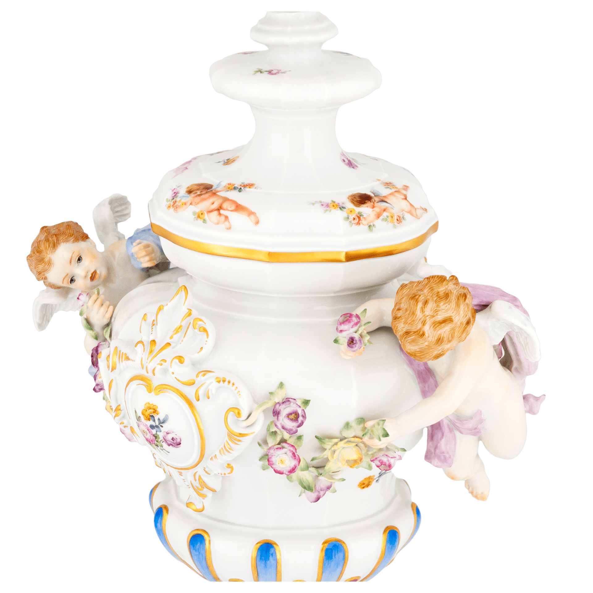Puttenvase, Lim. 25, H 40 cm | Meissen Limitierte Meisterwerke 905384-81M21 - Meissen Weimar