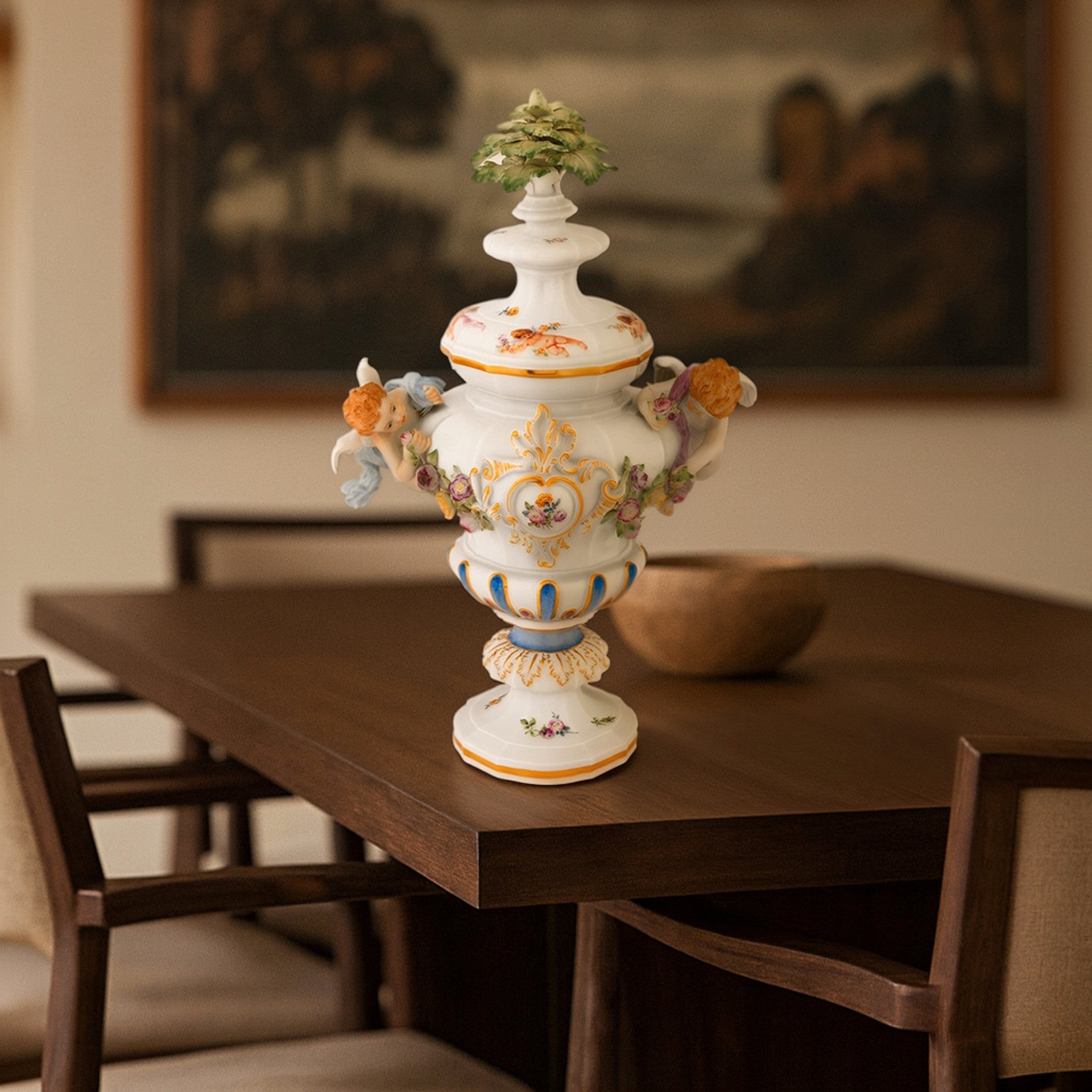 Puttenvase, Lim. 25, H 40 cm | Meissen Limitierte Meisterwerke 905384-81M21 - Meissen Weimar