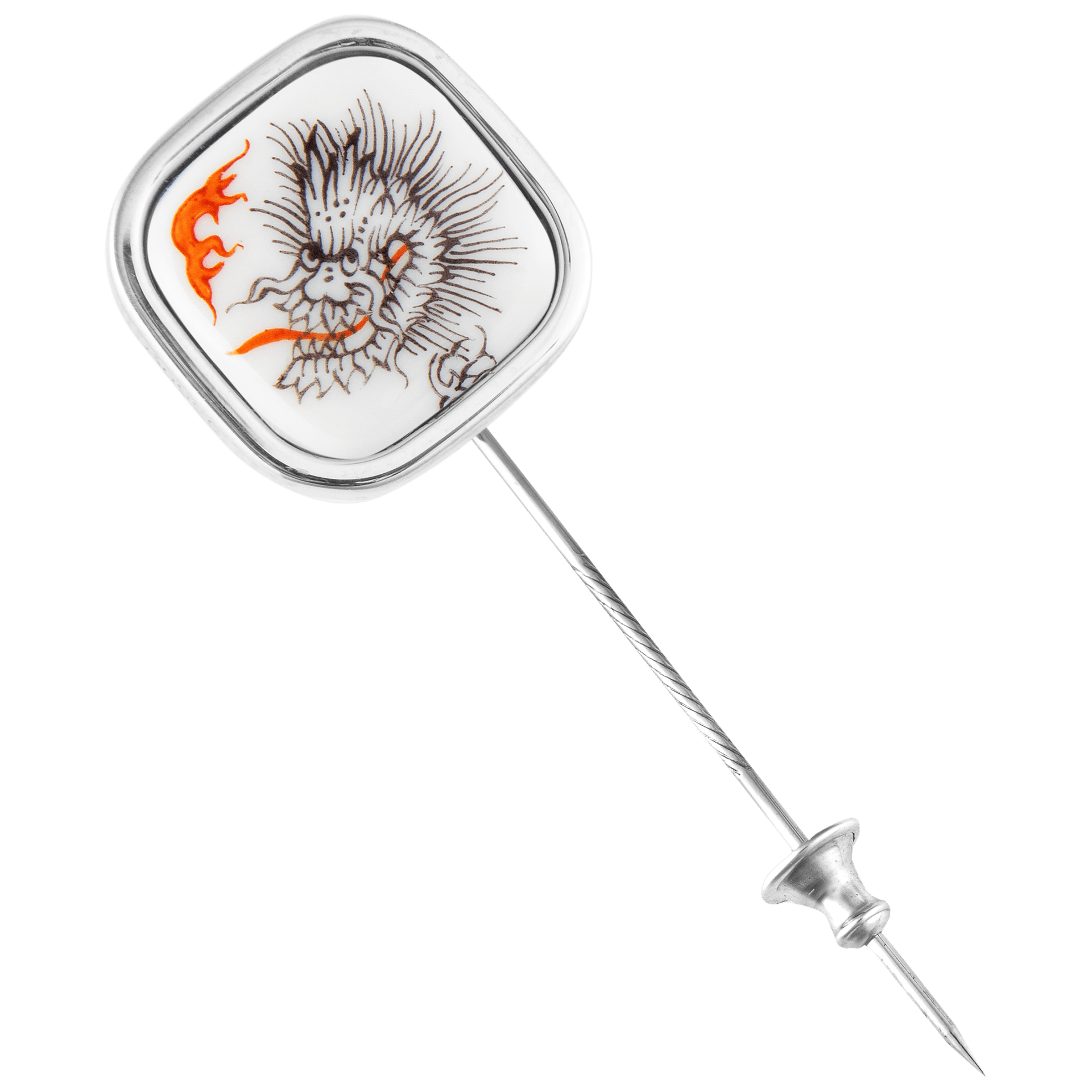 Reversnadel, Ming - Drache, Ø 1.8 cm | Meissen Schmuck Individuell mpj60dr927c1 - Meissen Weimar