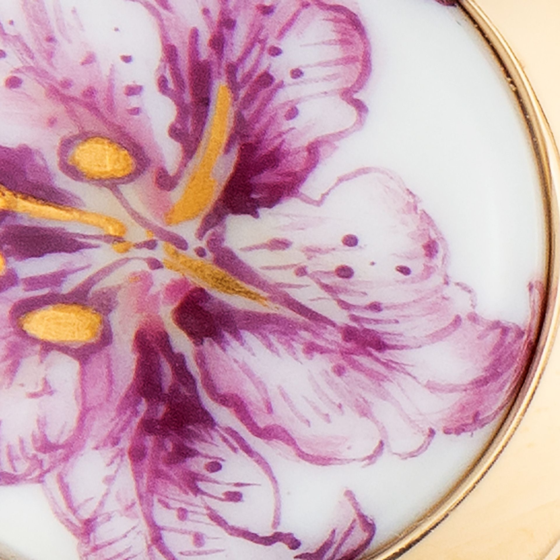 Reversnadel Rosévergoldet Ø 2,2 cm | Meissen Schmuck Individuell mpj60li830c - Meissen Weimar