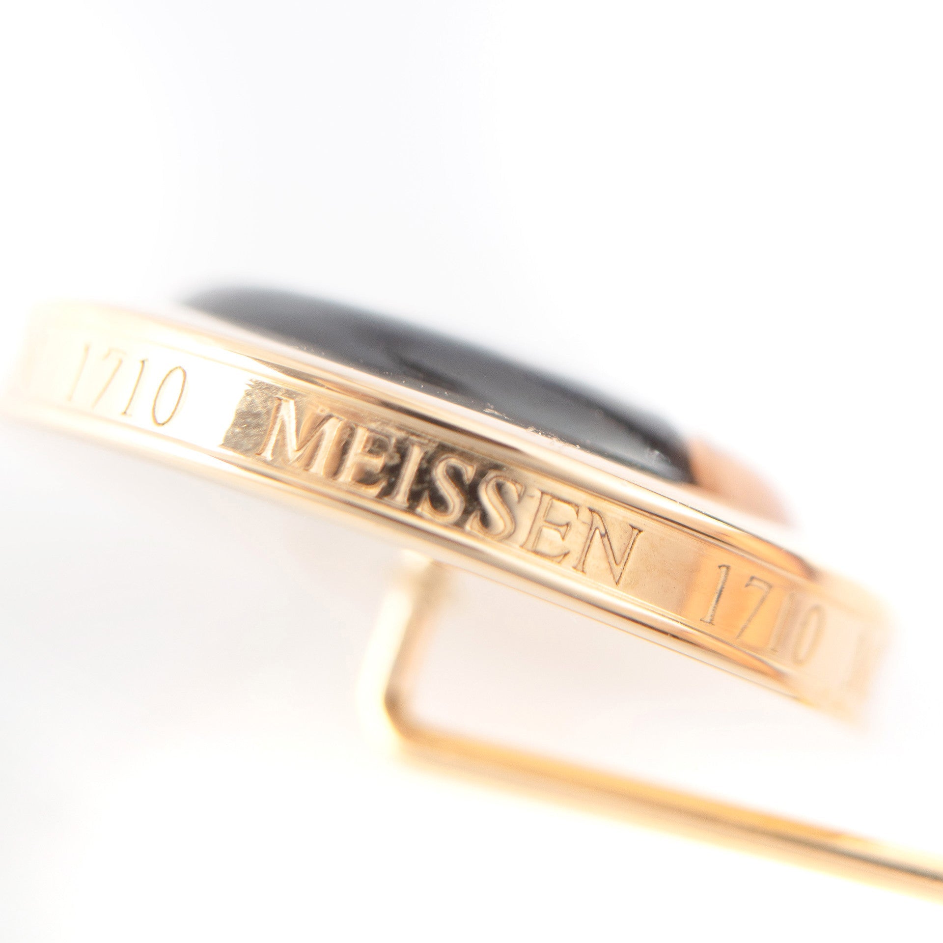 Reversnadel Weißkopfseeadler Silber 925 vergoldet Ø 1,8 cm | Meissen Geschenke mpj60ad830c - Meissen Weimar