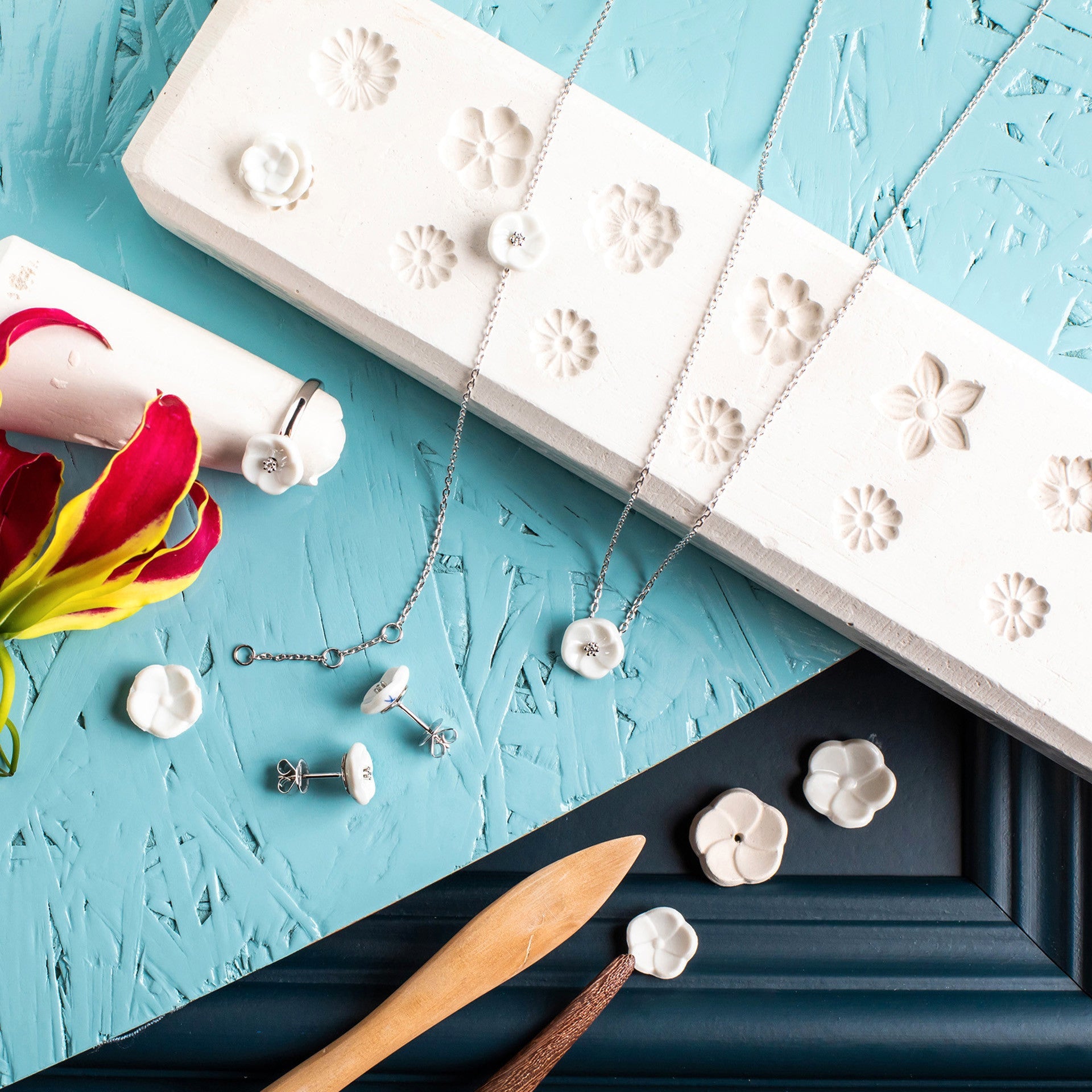 Ring 1739 Royal Blossom, Weißgold 750, Gewicht 3 g | Meissen Royal Blossom Collection mpj10bl21600 - Meissen Weimar