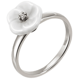 Ring 1739 Royal Blossom, Weißgold 750, Gewicht 3 g | Meissen Royal Blossom Collection