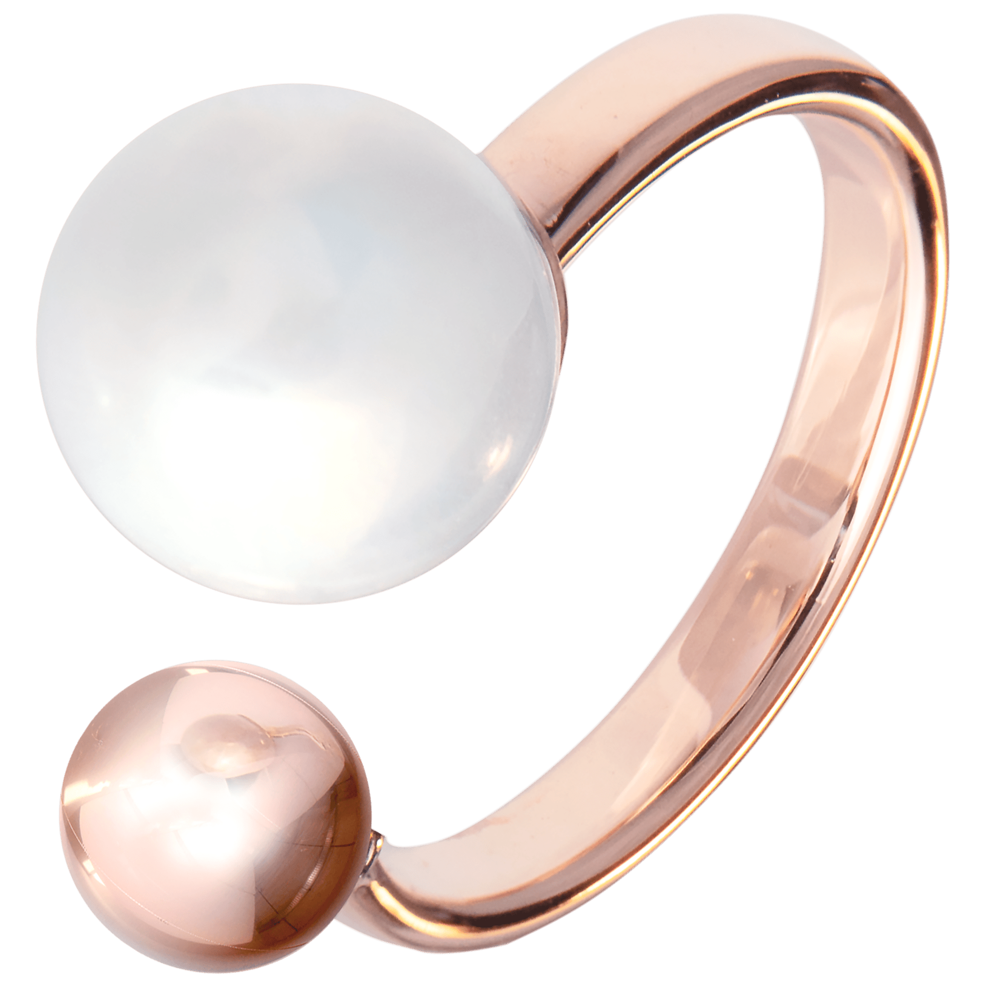 Ring Circle, Weiß, Ø 1 cm | Meissen Pearl Collection mpj10pcw1200 - Meissen Weimar