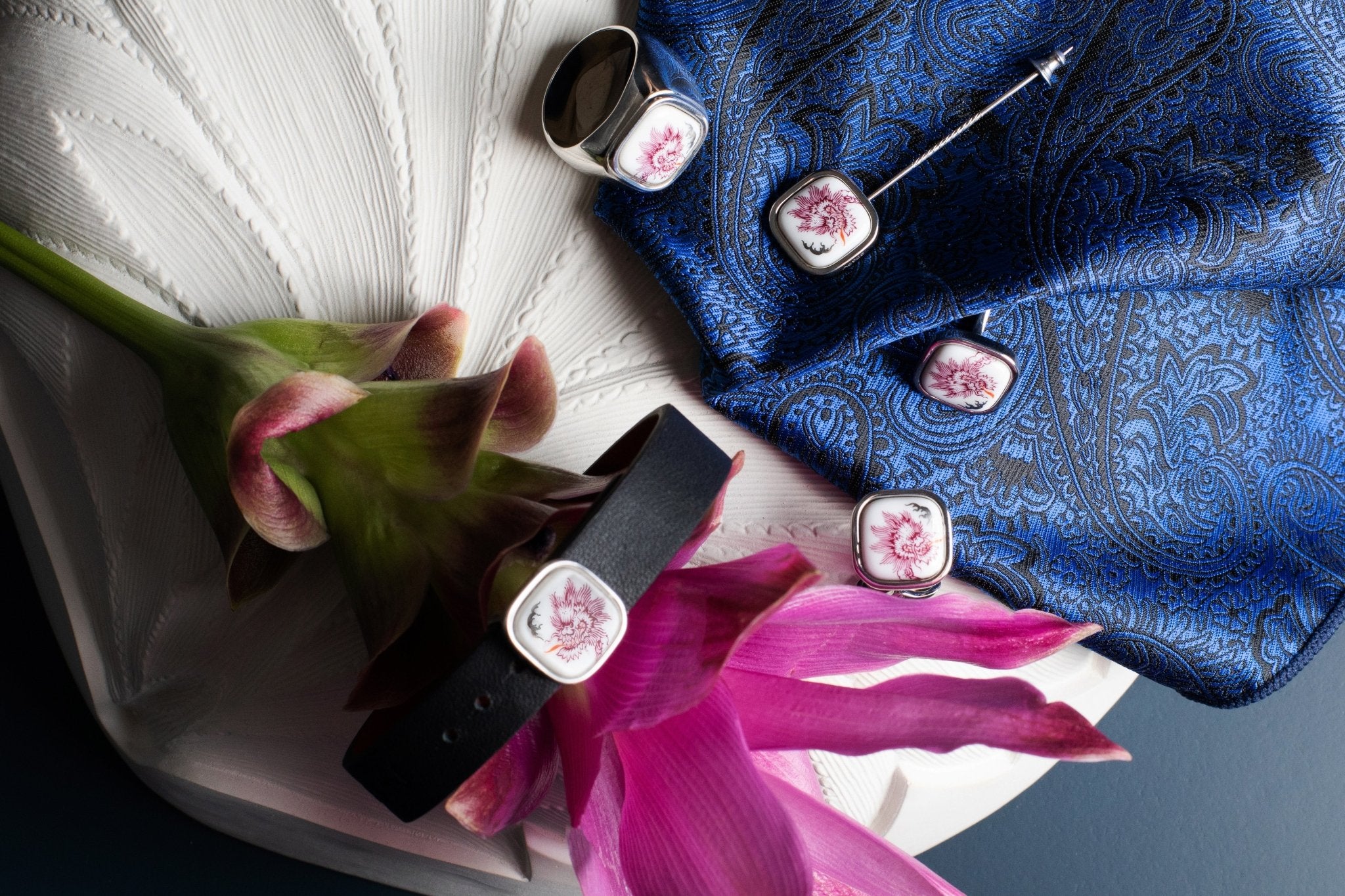 Ring Ming - Drache Purpur, 24 g | Meissen Schmuck Individuell mpj10dr92800 - Meissen Weimar