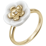 Ring Royal Blossom Bouquet Gelbgold 750, Brillant 0,01 ct | Meissen Royal Blossom Collection