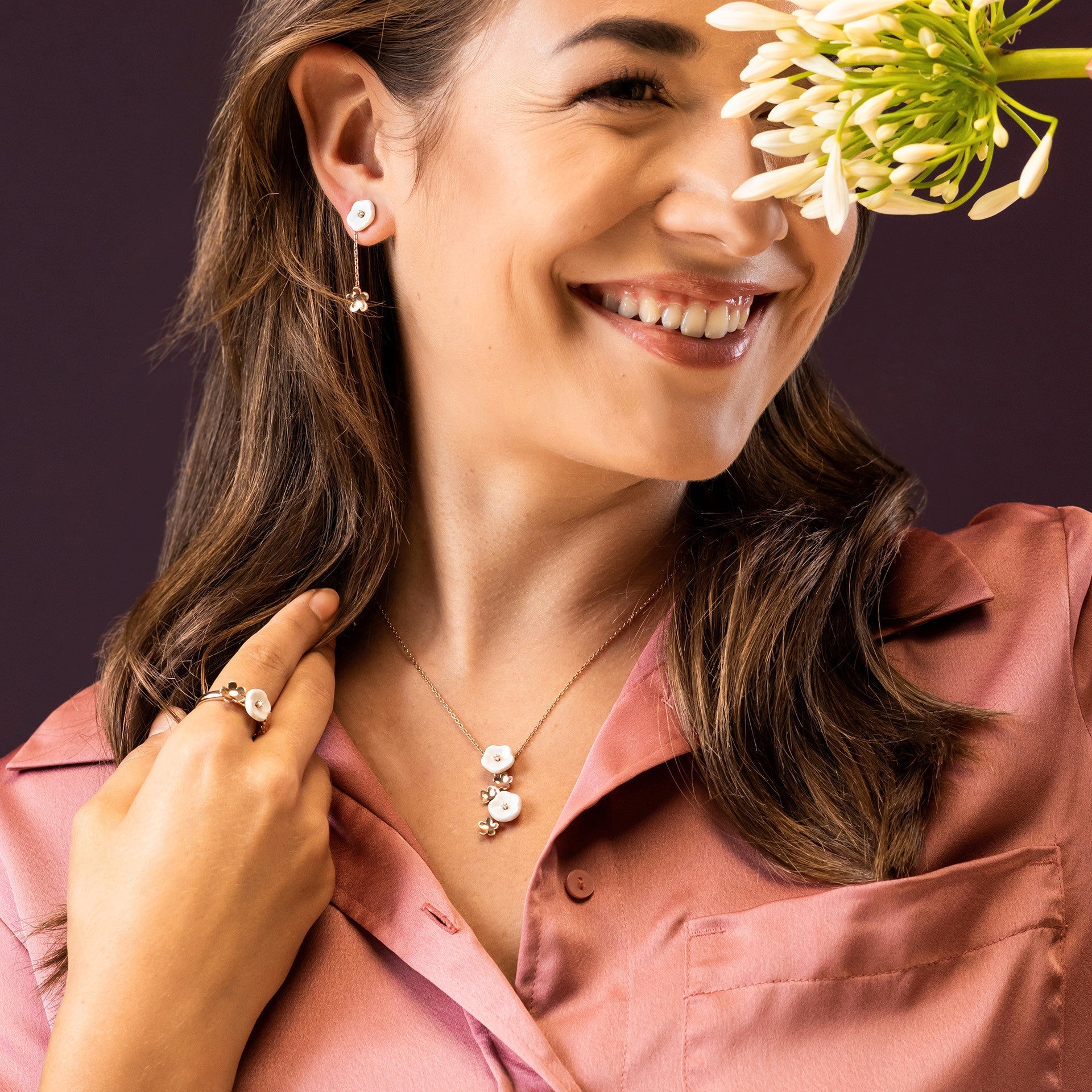 Ring Royal Blossom Bouquet, Roségold 750, 5 g | Meissen Royal Blossom Collection mpj10bl18600 - Meissen Weimar