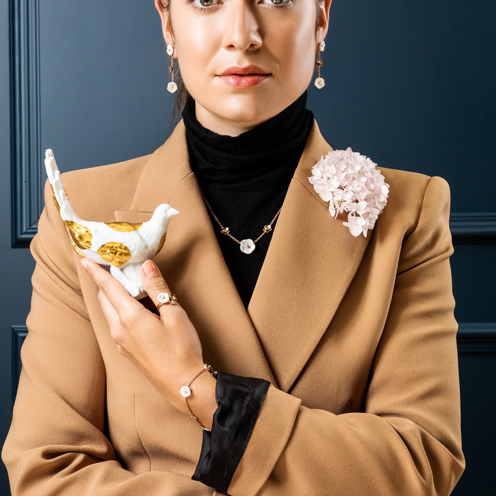 Ring Royal Blossom Bouquet, Roségold 750 | Meissen Royal Blossom Collection mpj10bl19600 - Meissen Weimar