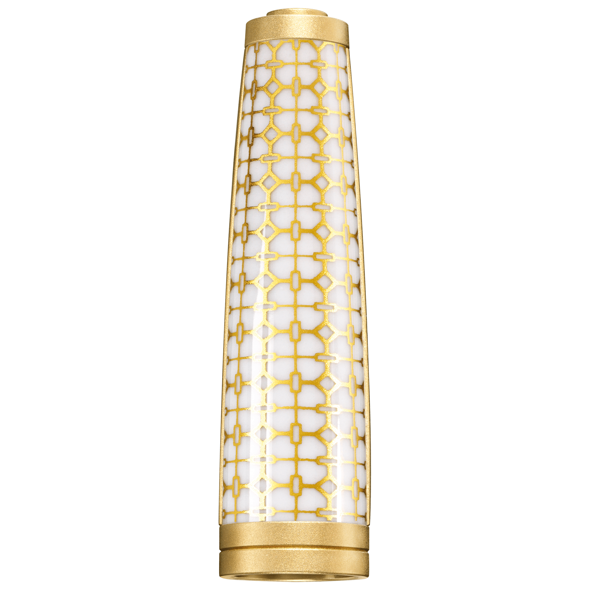 Rollerball, Geometric gold, H 18,5 cm | Meissen Mascara MRB - 0003 - 002 - Meissen Weimar