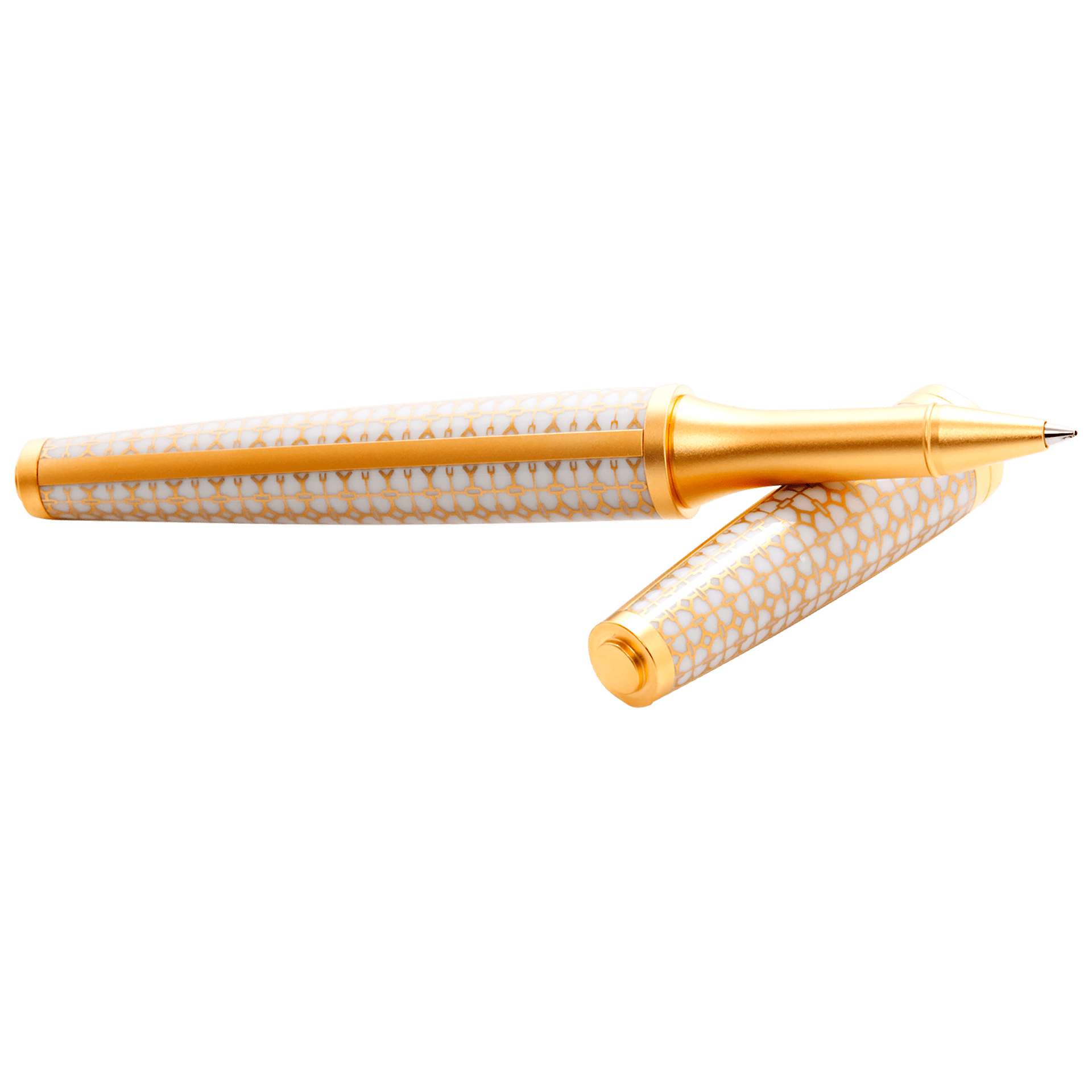 Rollerball, Geometric gold, H 18,5 cm | Meissen Mascara MRB - 0003 - 002 - Meissen Weimar