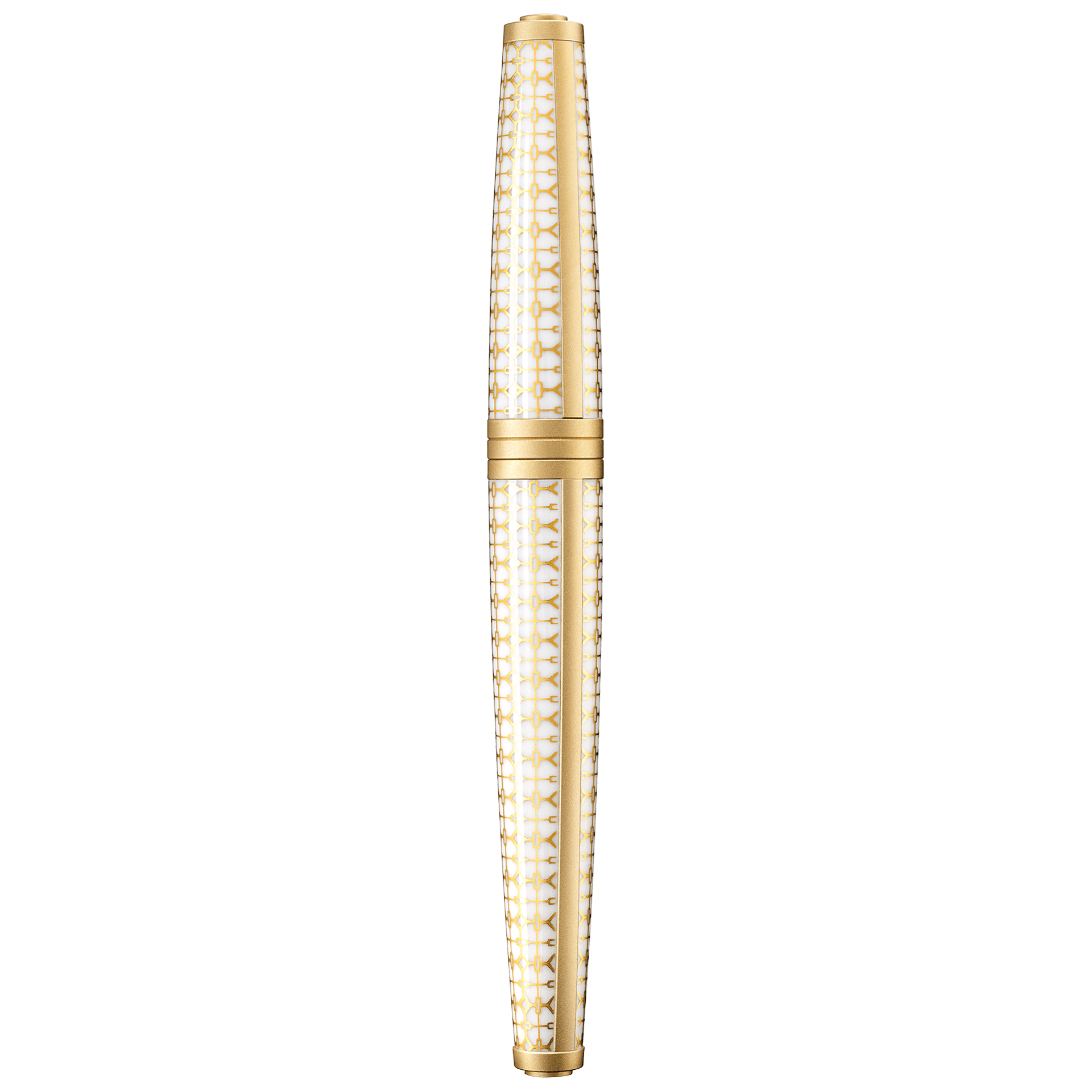Rollerball, Geometric gold, H 18,5 cm | Meissen Mascara MRB - 0003 - 002 - Meissen Weimar