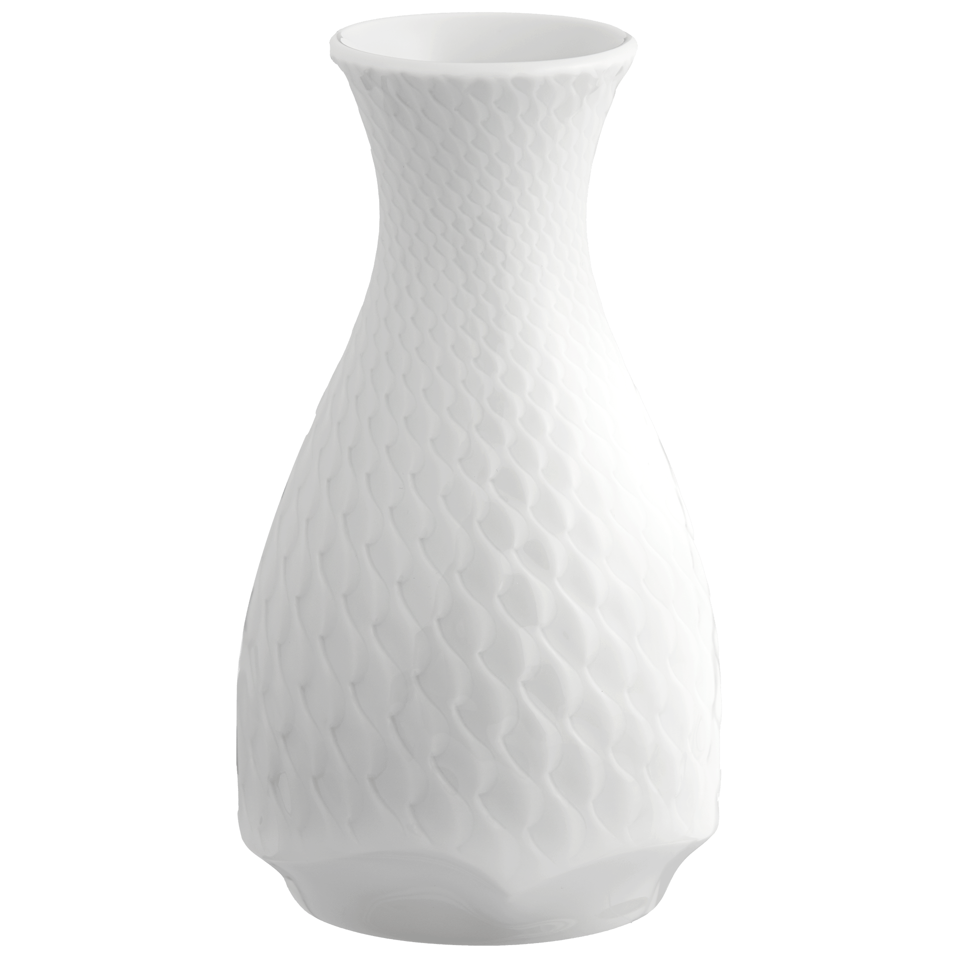 Sakeflasche Weiß H 14,5 cm | Meissen Wellenspiel Relief 000001 - 55431 - Meissen Weimar