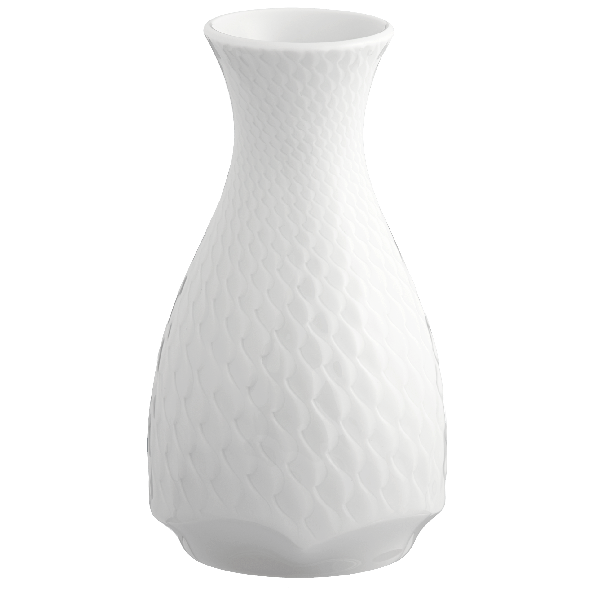 Sakeflasche Weiß H 14,5 cm | Meissen Wellenspiel Relief 000001 - 55431 - Meissen Weimar