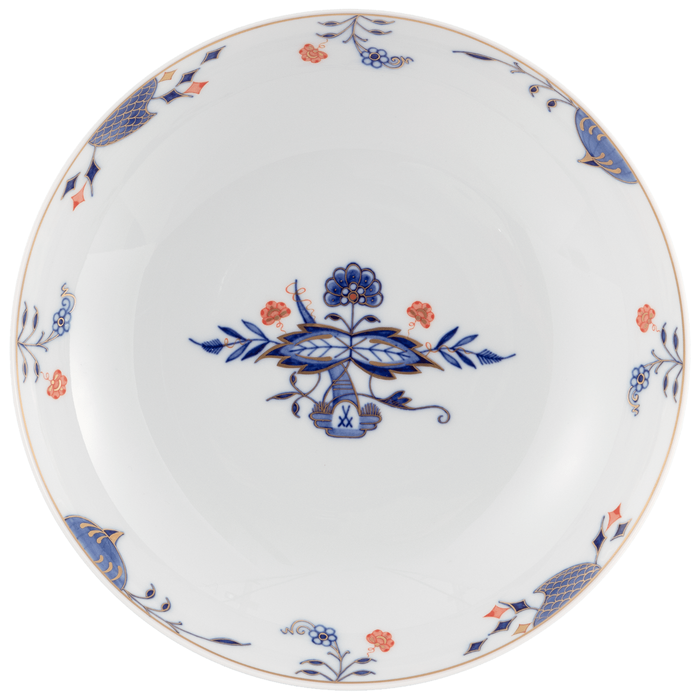 Salat - & Pastateller, Ø 22,5 cm | Meissen No. 41 Noble Blue 803191 - 54169 - Meissen Weimar