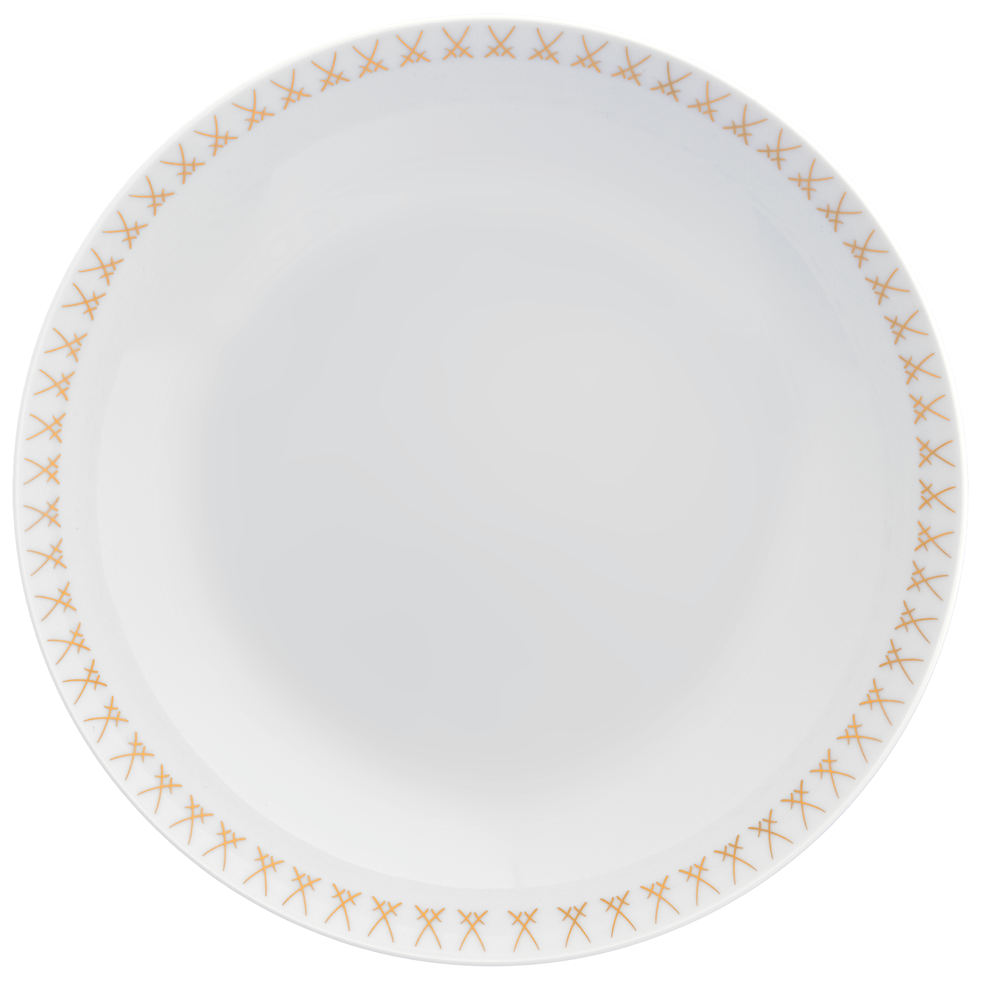 Salat - & Pastateller, Schwerterkante, Ø 22,5 cm | Meissen No.41 Swords Luxury Gold 79a221 - 54169 - Meissen Weimar
