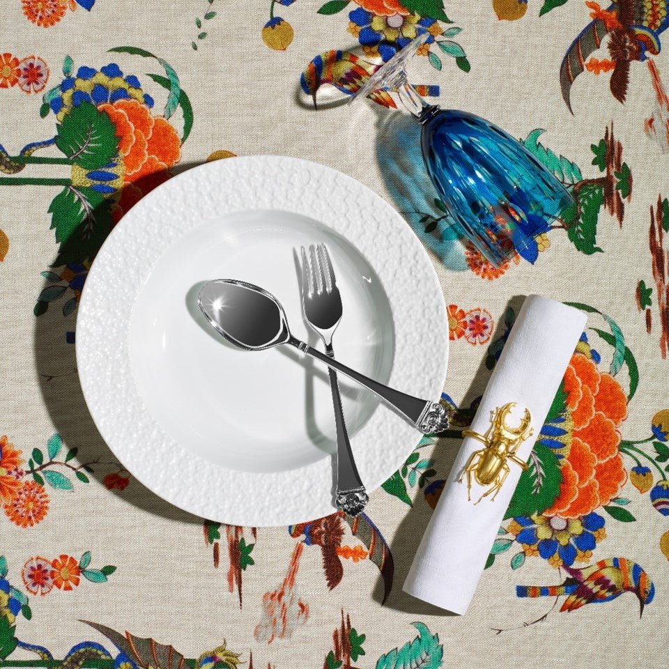 Salat - & Pastateller - Set, Weiß, Ø 26 cm, 6 - Teilig | Meissen No.41 Royal Blossom 000001 - c4226 - Meissen Weimar