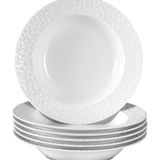 Salat- & Pastateller-Set, Weiß, Ø 26 cm, 6-Teilig | Meissen No.41 Royal Blossom