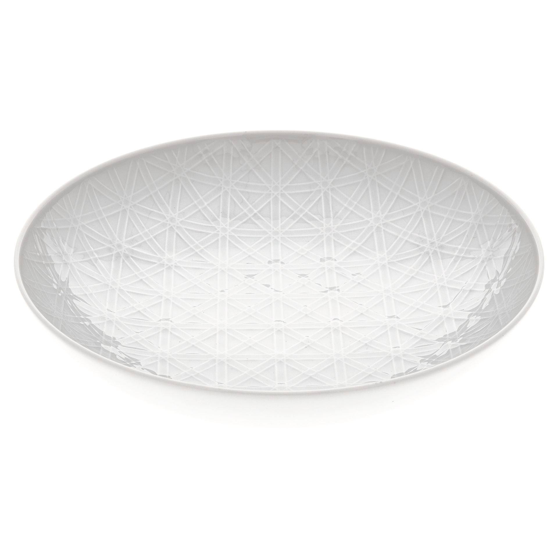 Salat - & Pastateller, Weiß, Ø 23 cm | Meissen Bänderrelief 000001 - 54173 - Meissen Weimar