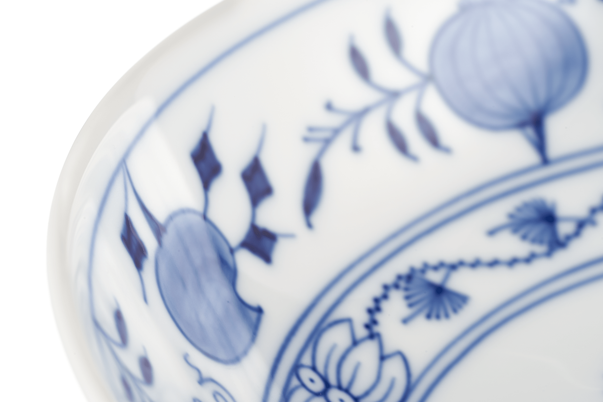 Salat - & Pastateller, Zwiebelmuster, kobaltblau, weißer Rand, Ø 22,5 cm | Meissen No.41 Zwiebelmuster 800101 - 54169 - Meissen Weimar
