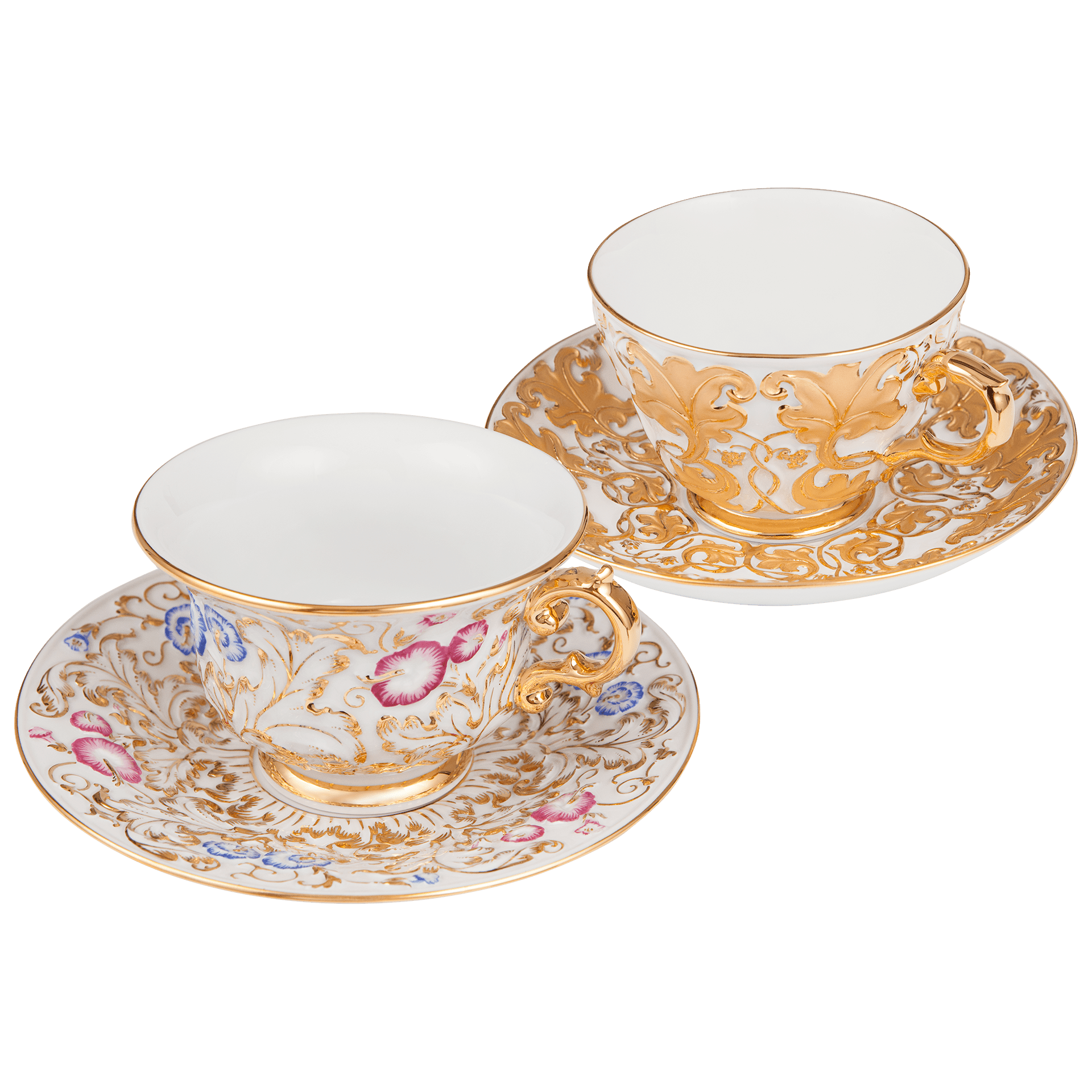Sammeltassenset Gold, limitiert, Gewicht 810 g | Meissen Limitierte Meisterwerke 998874 - c5538 - Meissen Weimar