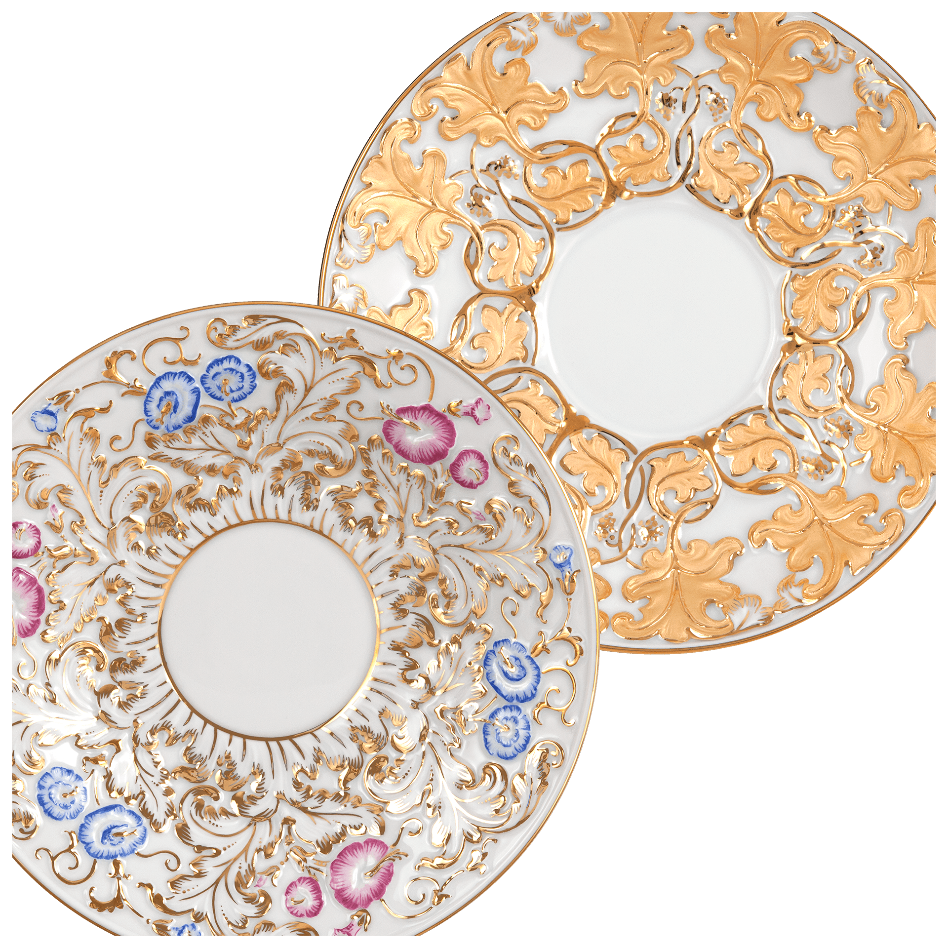 Sammeltassenset Gold, limitiert, Gewicht 810 g | Meissen Limitierte Meisterwerke 998874 - c5538 - Meissen Weimar