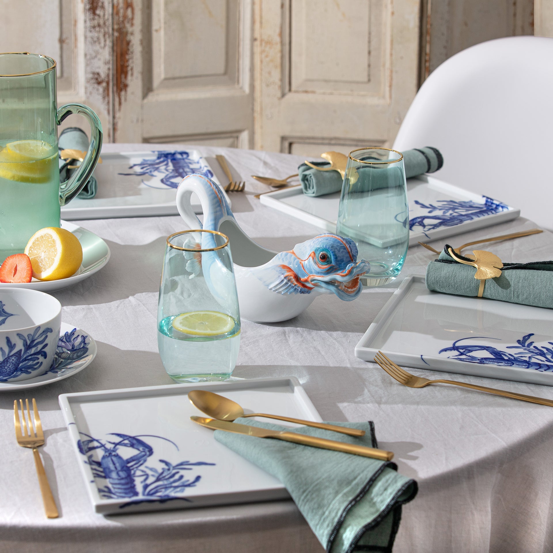 Sauciere Fischkopf, H 15 cm, limitiert | Meissen Fine Dining 900174 - 81592 - Meissen Weimar