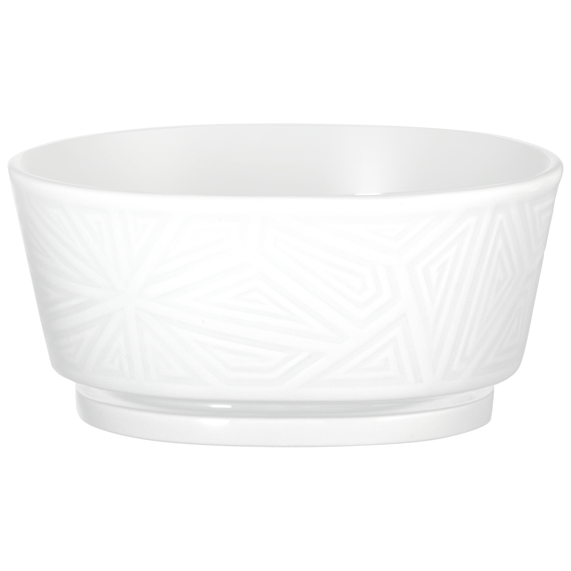 Schälchen, eckig, Weiß, 8,5x7,5 cm | Meissen Vitruv Graphic 000001 - 45251 - Meissen Weimar