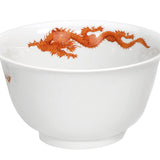Schälchen, Ming-Drache, leicht, rot, L 16 cm | Accessoires Meissen Neuer Ausschnitt