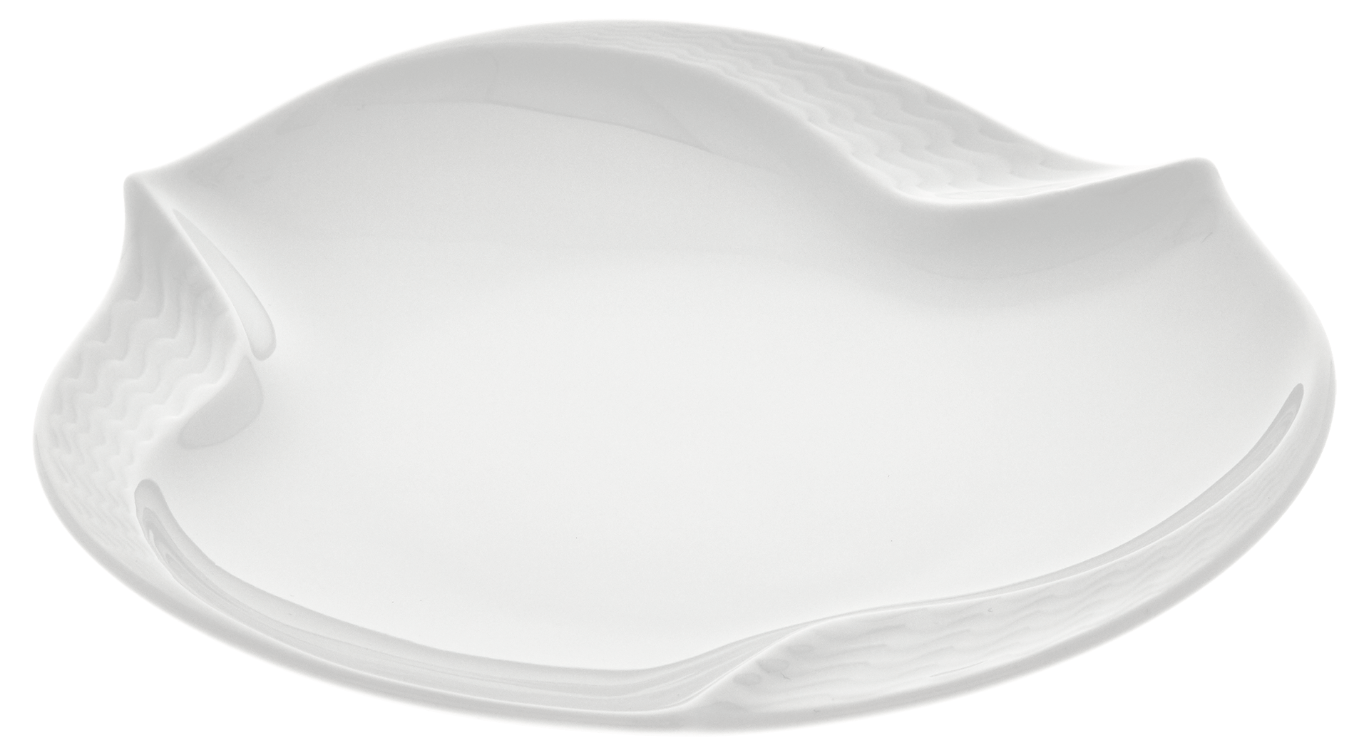 Schälchen, Weiß, Ø 15,5 cm | Accessoires Meissen Wellenspiel Relief 000001 - 53576 - Meissen Weimar