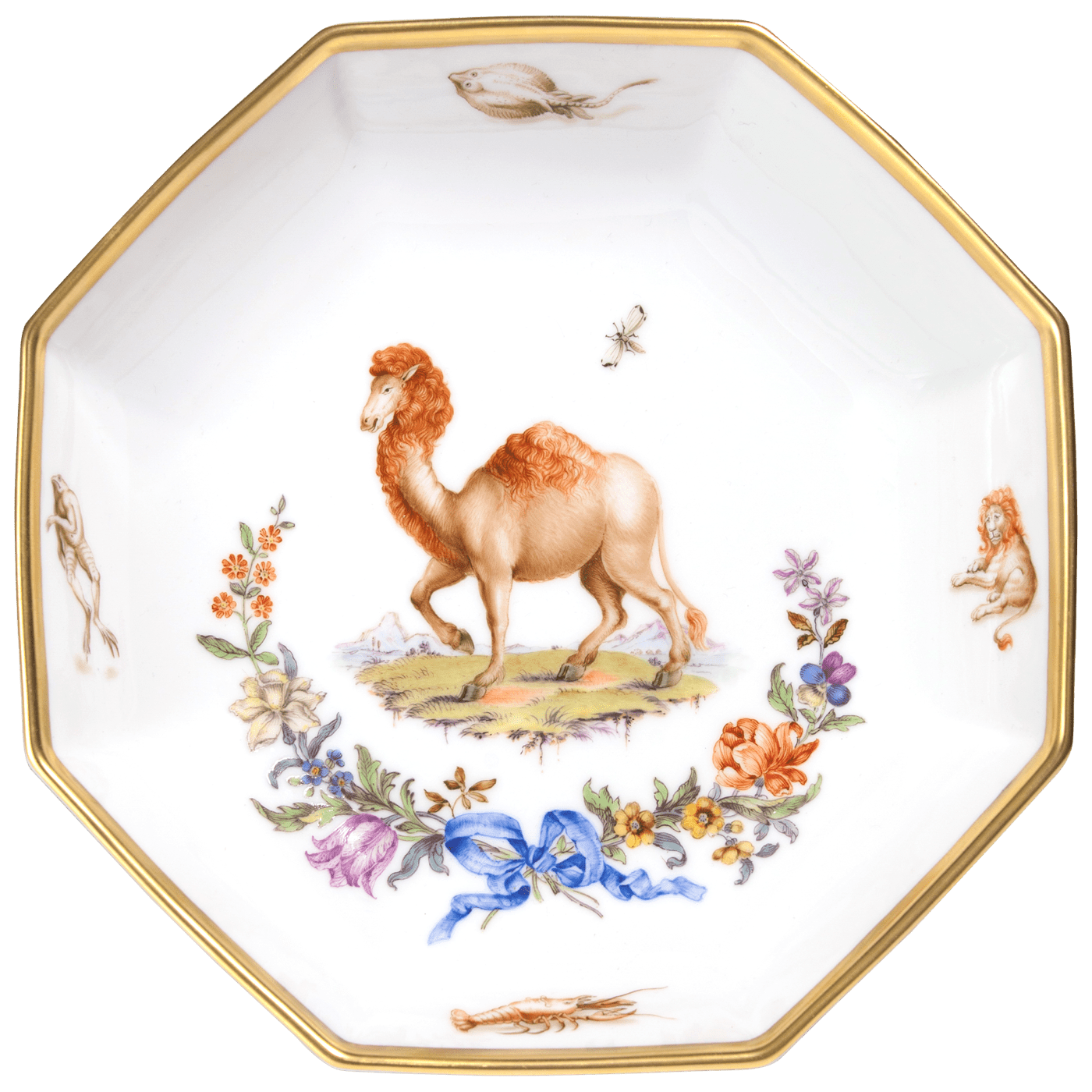 Schale achteckig Weiß, Ø 19 cm | Meissen Limitierte Meisterwerke 26a184 - 53271 - Meissen Weimar