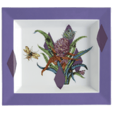 Vide-Poche Schale, Exotic Purple, 3.5 cm hoch, eckig | The Meissen Vide-Poche-Collection