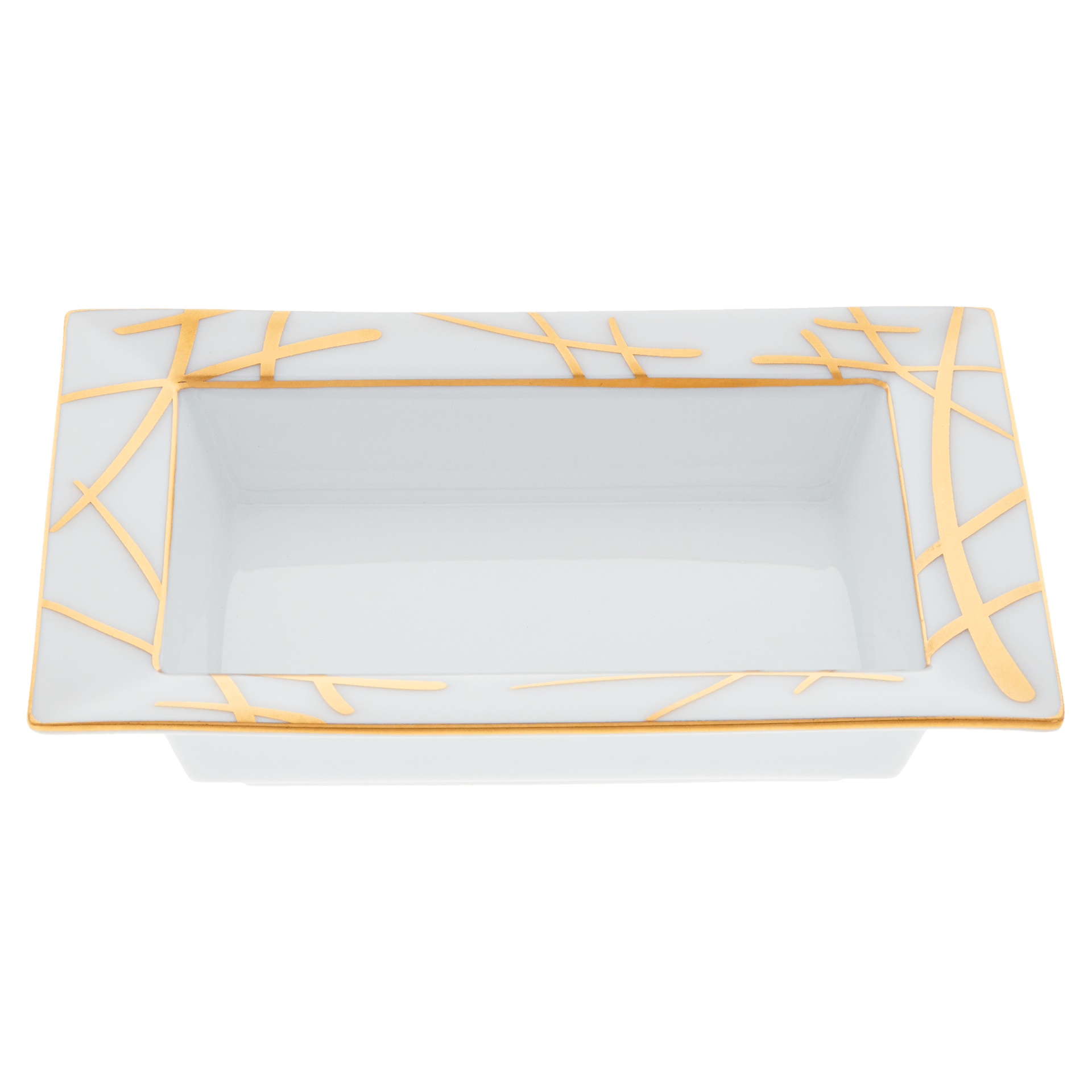 Schale eckig, klein, "Swords", 12,3 x 10 cm | The Meissen Vide - Poche - Collection 77A042 - 53268 - Meissen Weimar